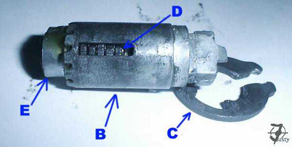 Zündschloss Schließzylinder Reparatursatz mit Schlüssel für FORD TRANSIT